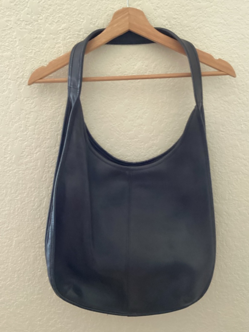 Vintage Coach XL Ergo Black Leather Hobo Bag 9026
